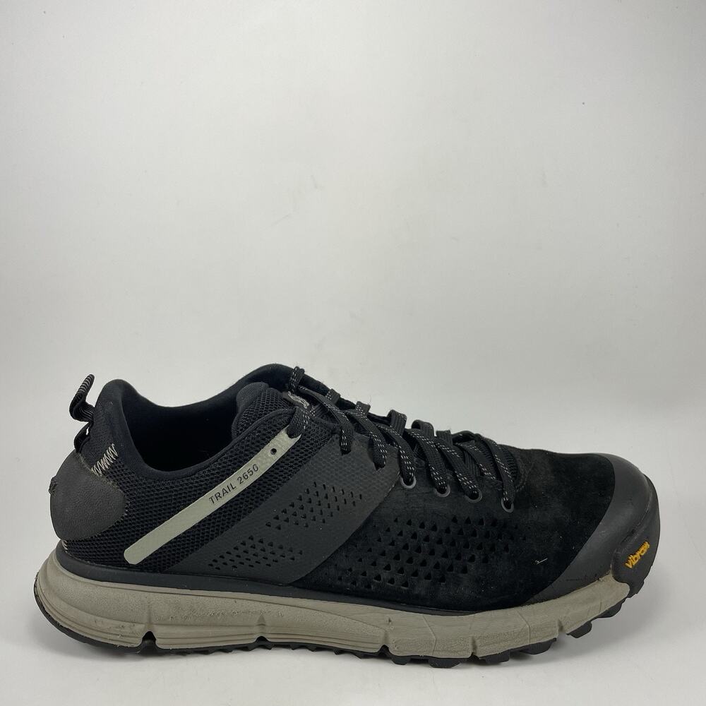 Danner Trail 2650 3” Hiking Shoes Mens Size 11 D Black Gray Leather Vibram